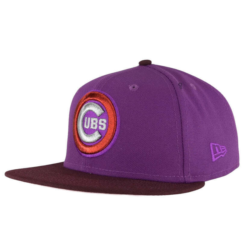 New Era Chicago Cubs Grape Maroon All Star Game 1990 59FIFTY Fitted Hat 7 3/8