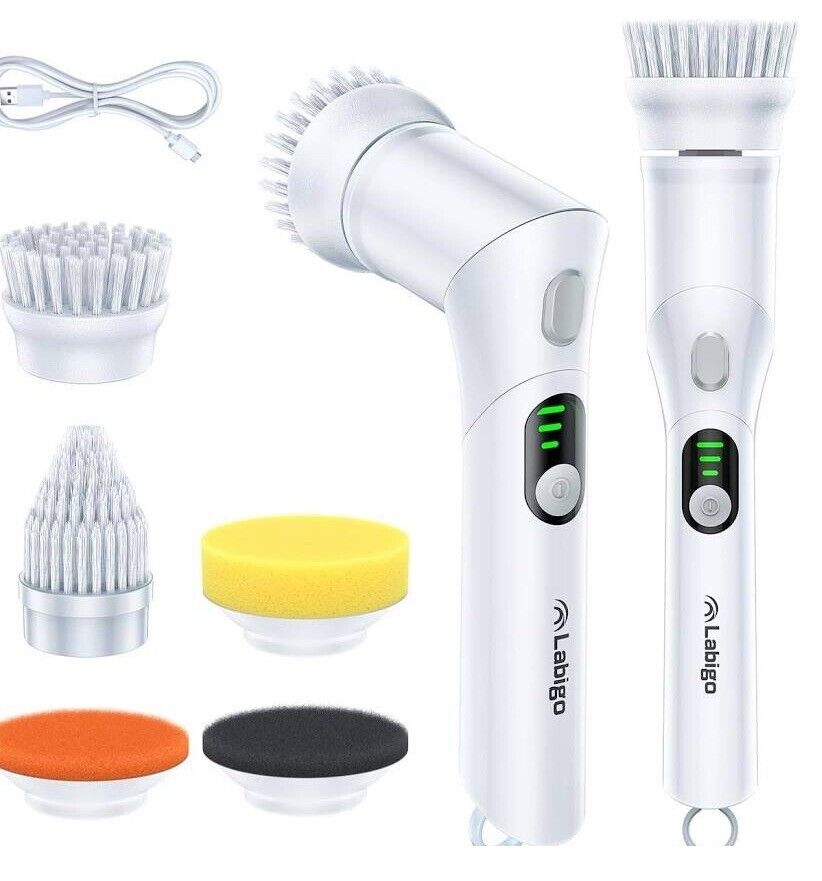 LABIGO Electric Spin Scrubber Pro, Cordless Spin Scrubber New In A Box