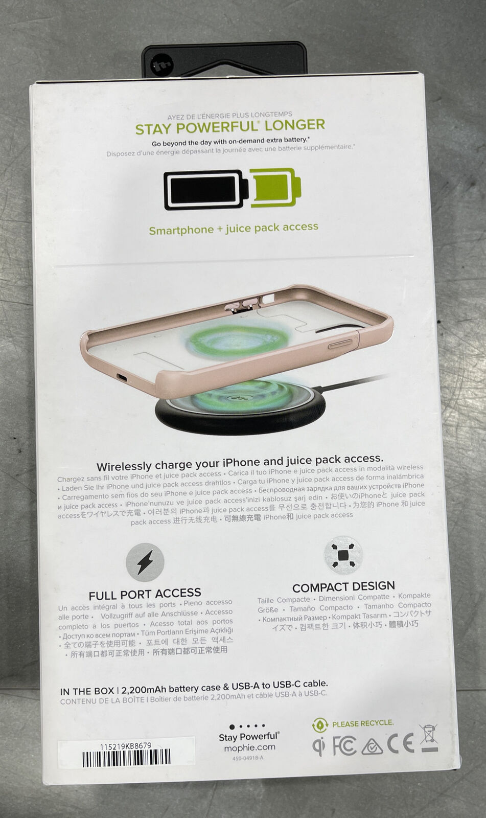 Mophie Juice Pack Access WIRELESS CHARGING brand new (Iphone 11 Pro Max)