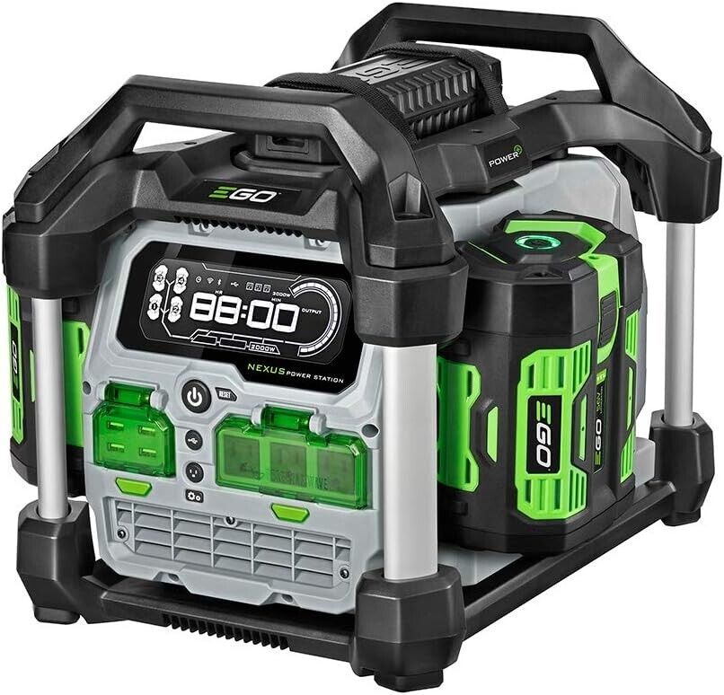 EGO PST3042 3000W Nexus Portable Power Station Kit with (2) 5.0Ah Batteries