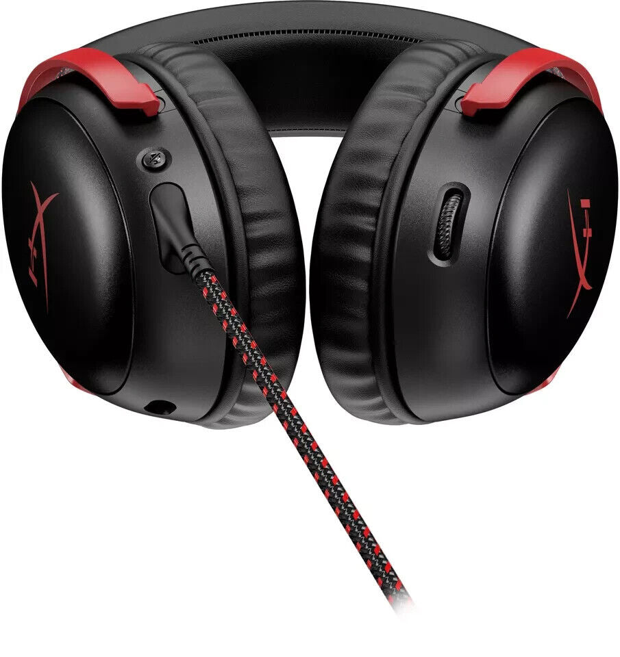 NEW - HyperX Cloud III Wired Gaming Headset (Black/Red) PS4 PS5 PC XBOX - SEALED