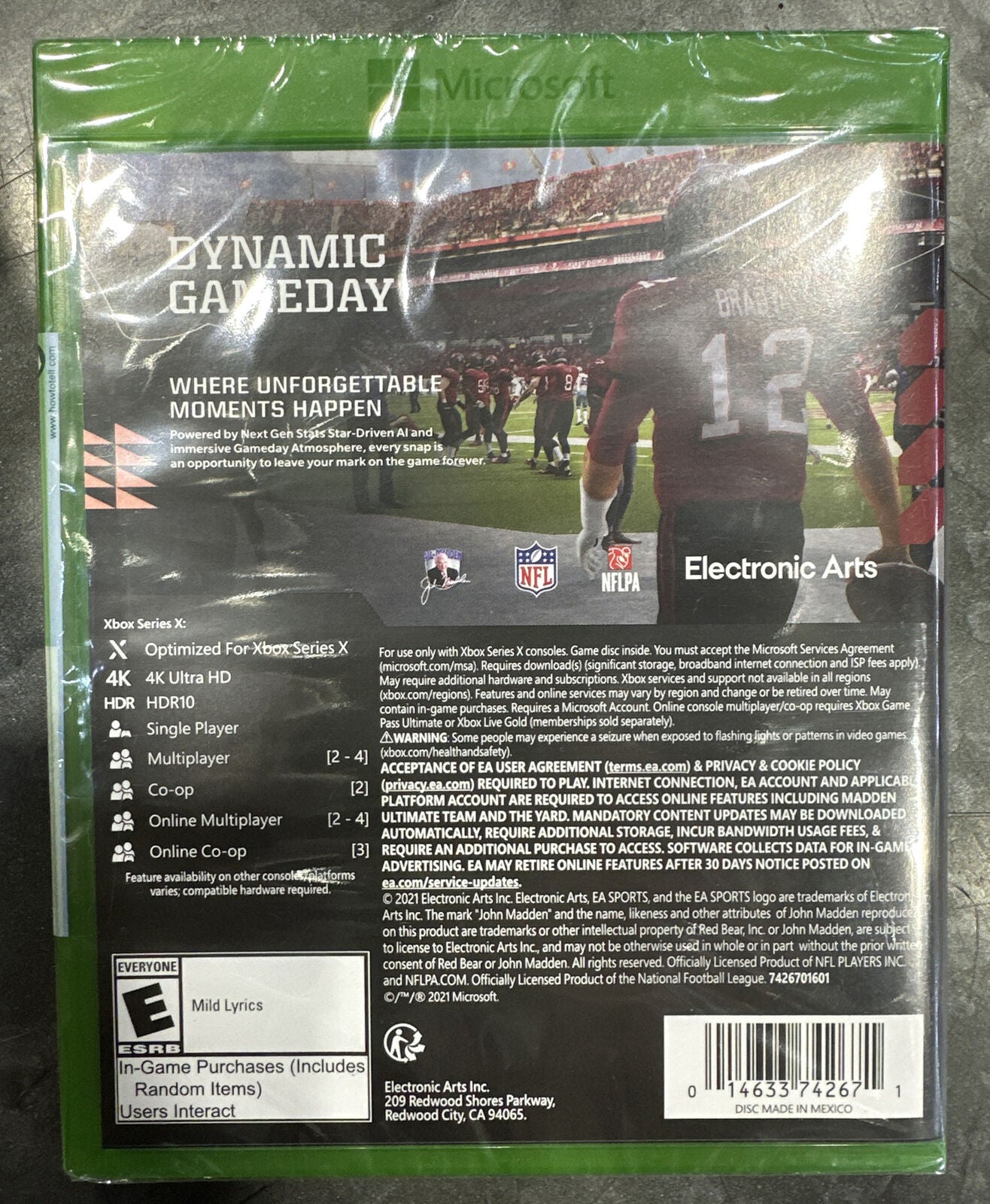 Madden NFL 22 - Microsoft Xbox Series X - Factory Sealed - Brand New