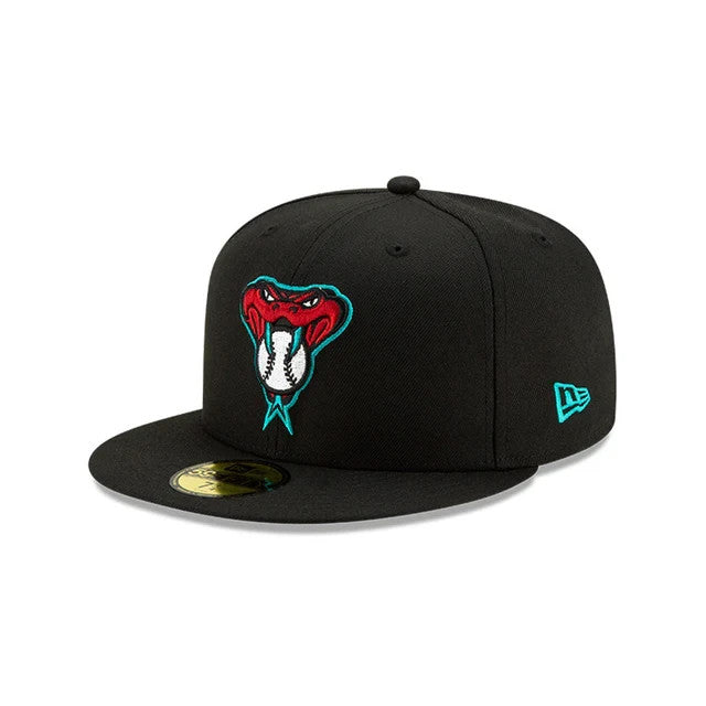 New Era Arizona Diamondbacks Mens Black AC Alt 2020 59FIFTY Fitted Hat Size 7