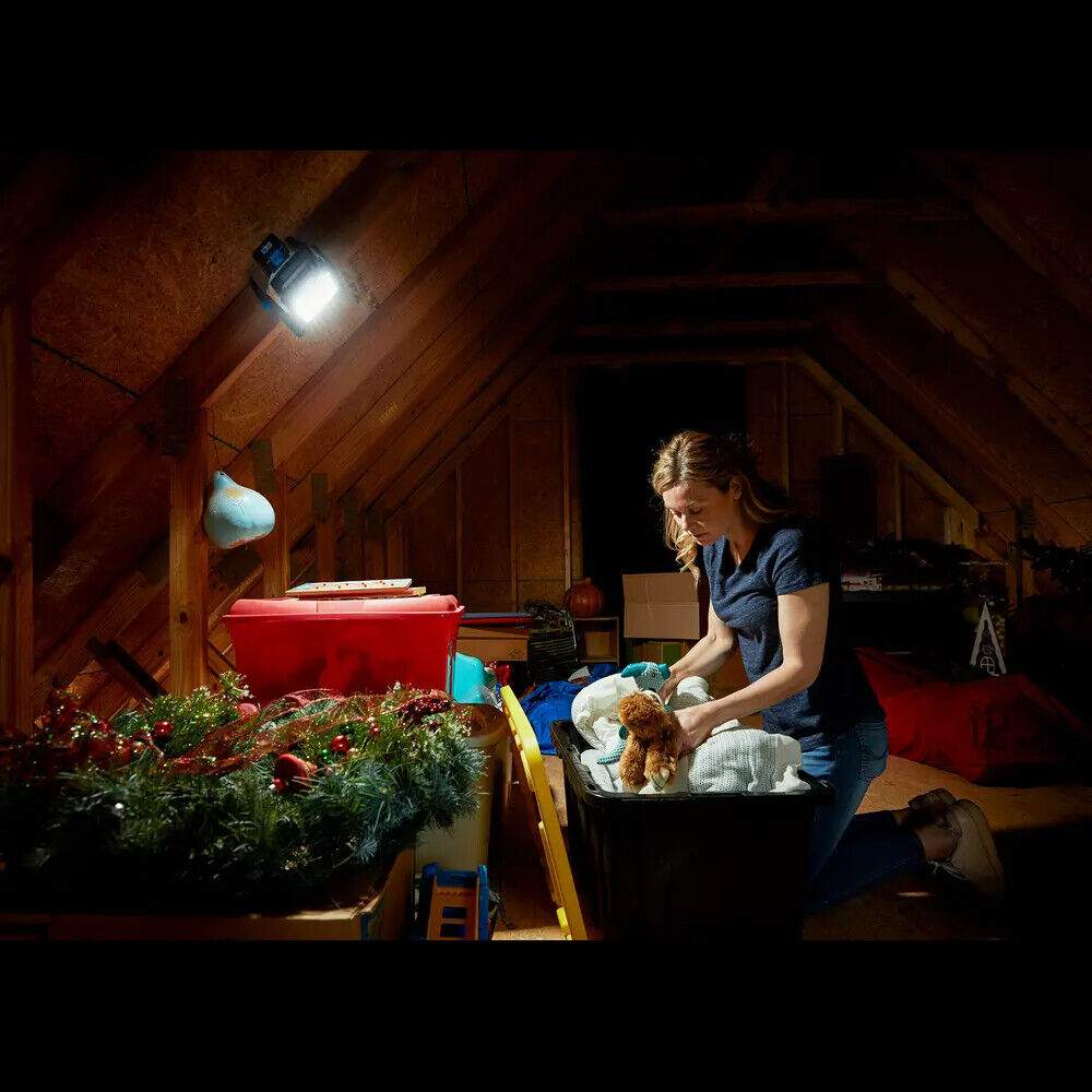 HART 20-Volt Hybrid LED Site Light, 1,800 Lumens HPWL02 (Battery Not Included)