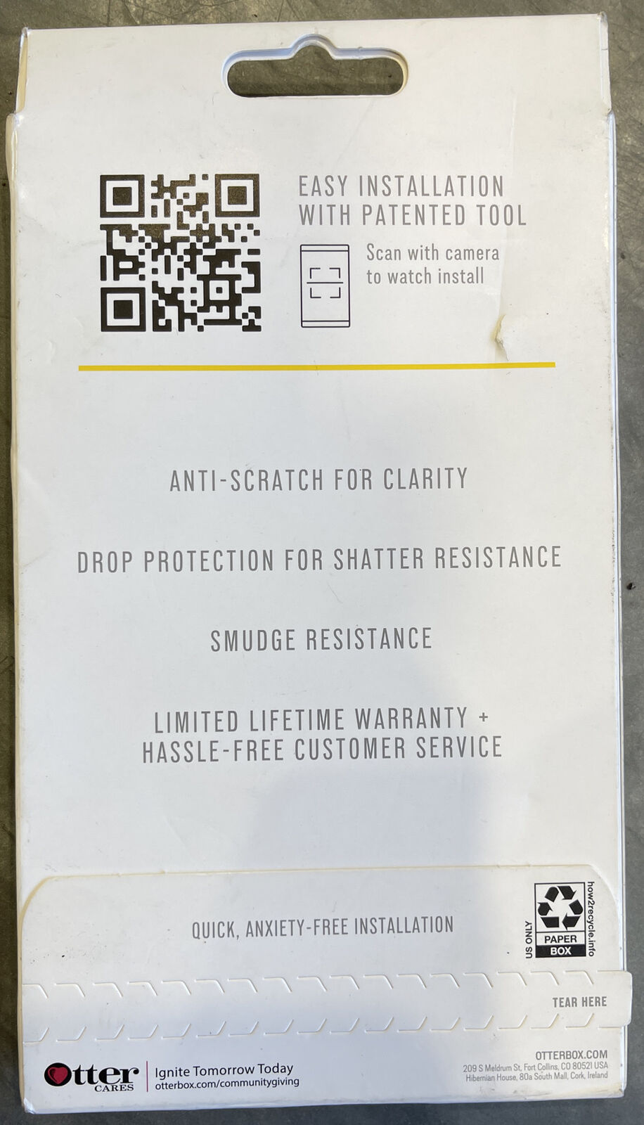 OtterBox Clearly Protected Glass iPhone 2021 Small Limited BRAND NEW