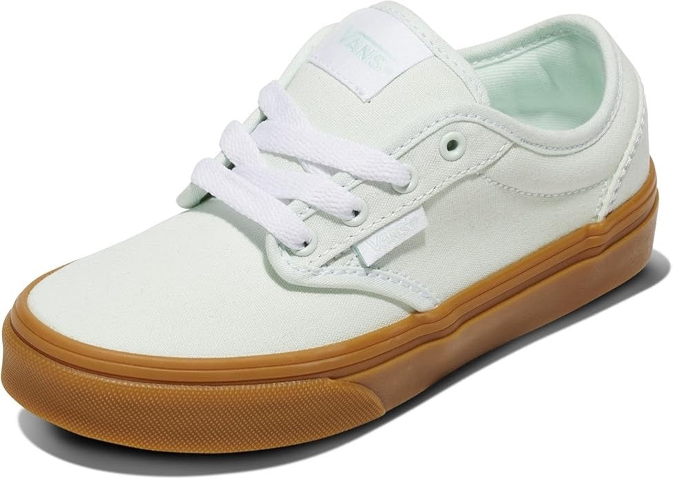 VANS Atwood Sneaker Gum Spa Blue Color Size Youth 6 NEW