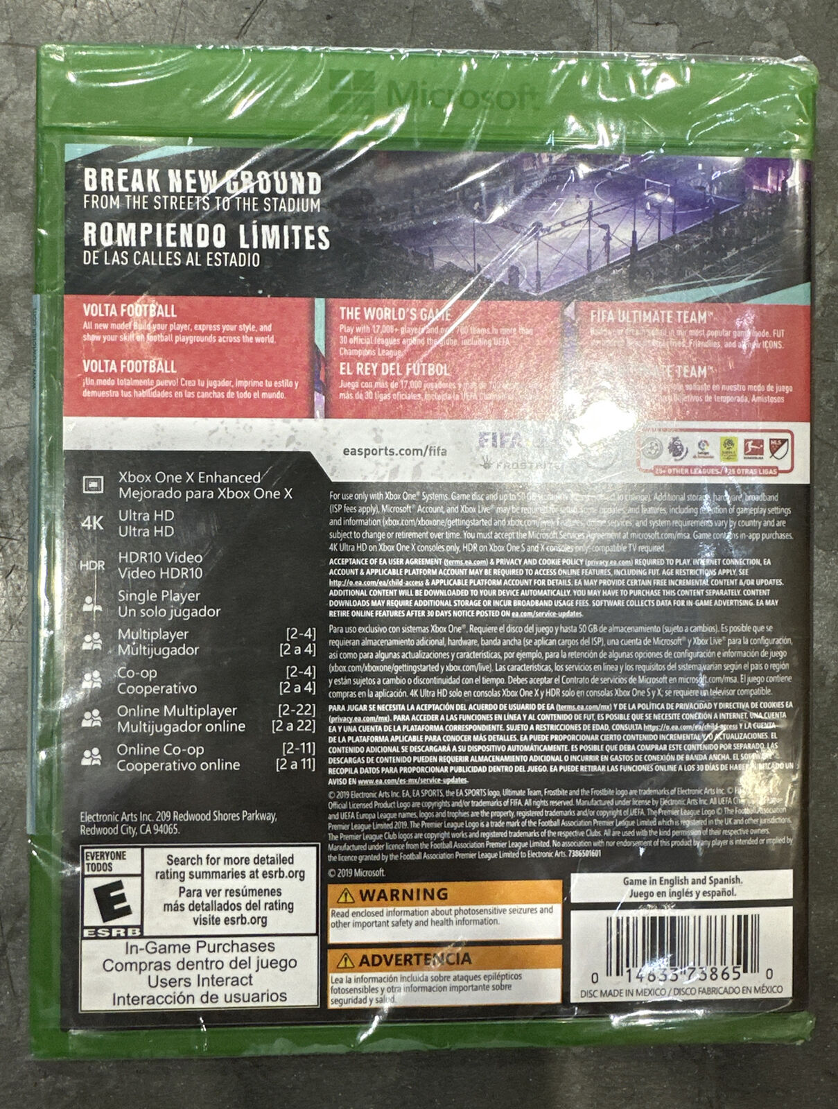 NEW FIFA 20 Xbox One FACTORY SEALED EA Sports FIFA 2020 Brand New