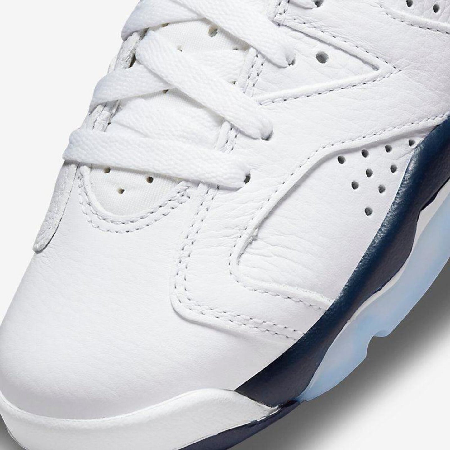 Jordan 6 Retro GS "Midnight Navy" White/Midnight Navy (384665 141)