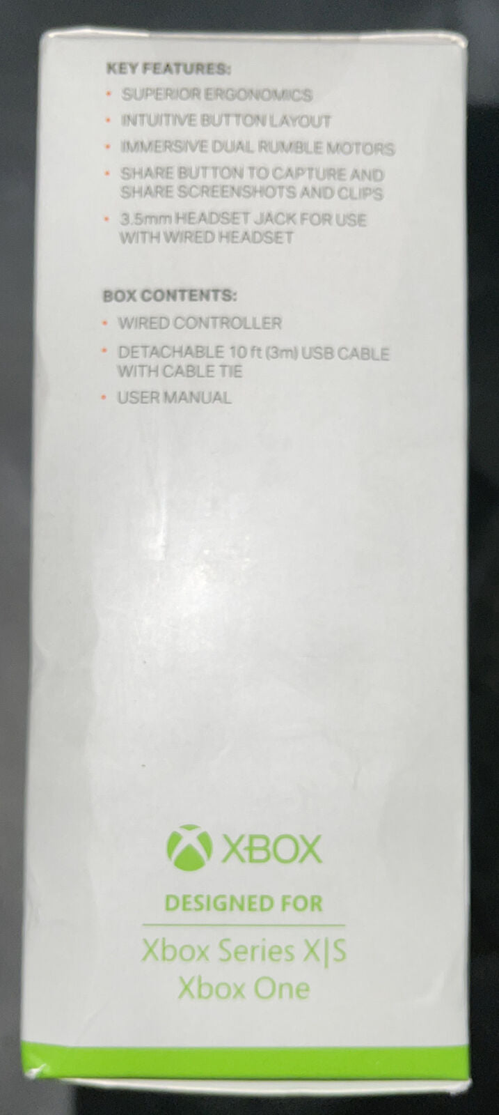 PowerA Wired Controller Manette Cable for Xbox Series X|S & Xbox One Brand New