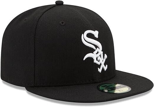New Era 59Fifty Men Cap Chicago White Sox Authentic On Field Game Hat 6 7/8