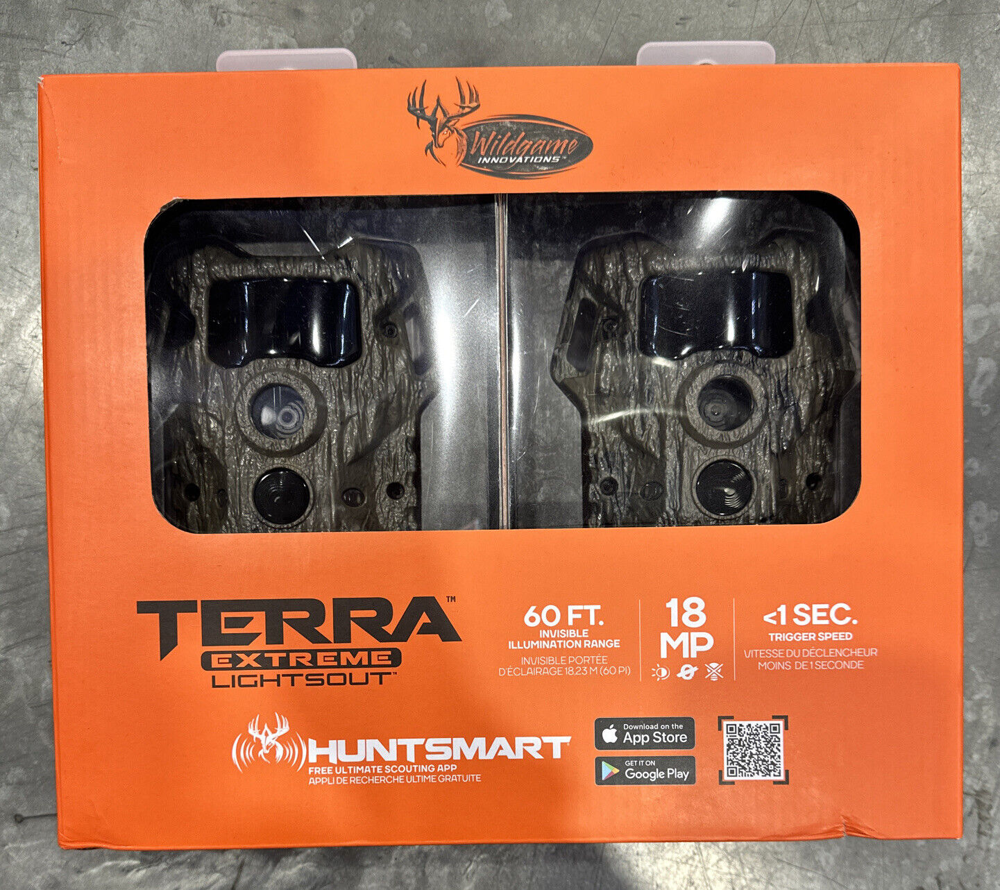 Wildgame Innovations Terra Extreme Lightsout Huntsmart - 60 FT, 18 MP, 1 Sec.