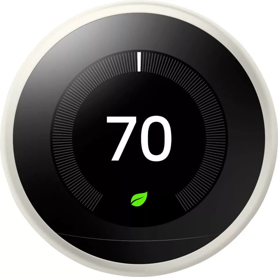 Google Nest 3rd Gen Learning Smart Wifi Thermostat - White Brand New Sealed