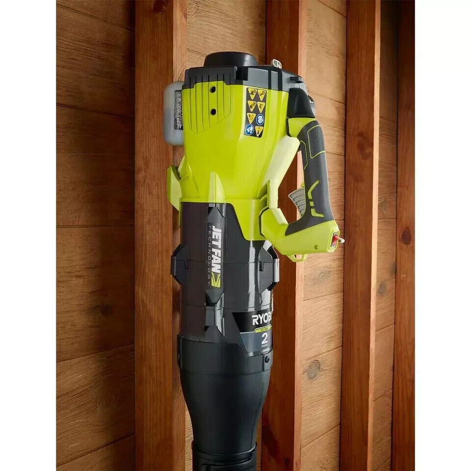 RYOBI 25cc Gas Leaf Blower Jet Fan 160 MPH 520 CFM Variable Speed Tool Only