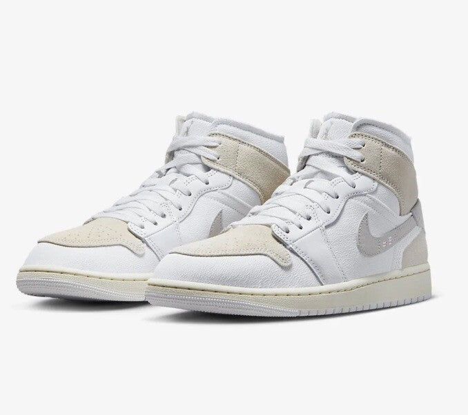 Nike Air Jordan 1 SE Craft Mid Inside Out White Sail DM9652 120 Size 11.5