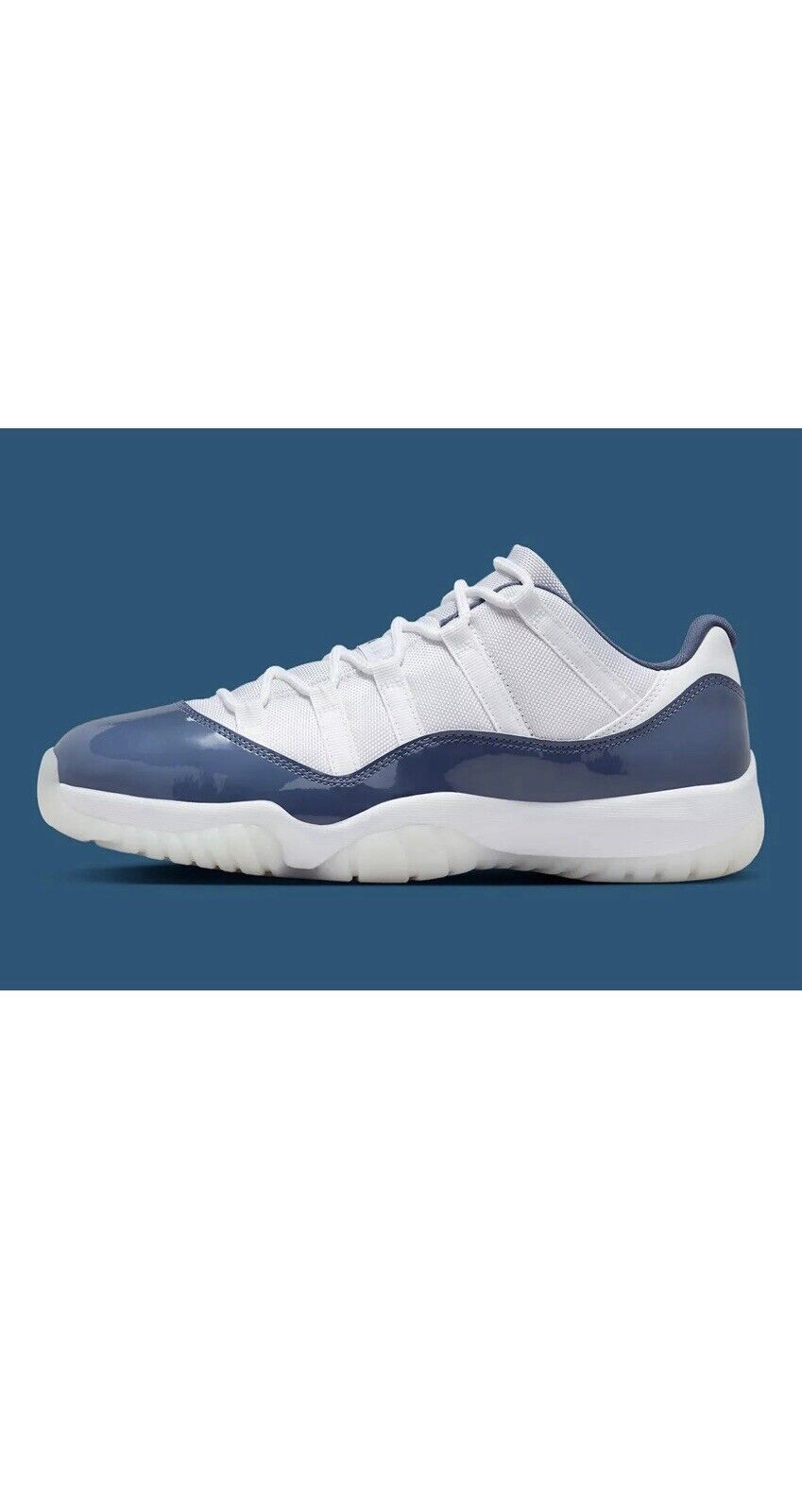 Nike Air Jordan 11 Retro Low Shoes Diffused Blue White FV5104-104 Men's NEW