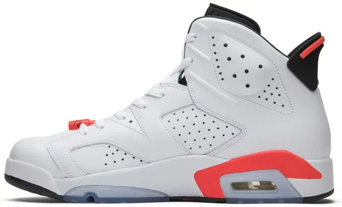 Nike Air Jordan 6 Retro 2014 White Infrared 384664-123 Size 9.5
