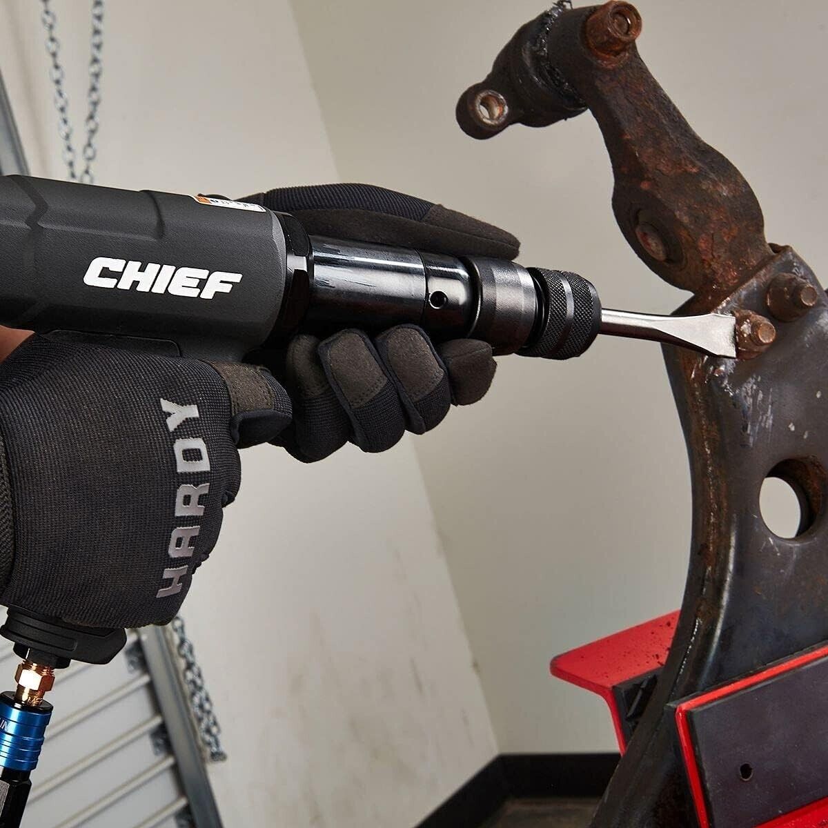 Chief CH401LB Professional Long Barrel Air Hammer Black 4" Stroke 2800 BPM 56524