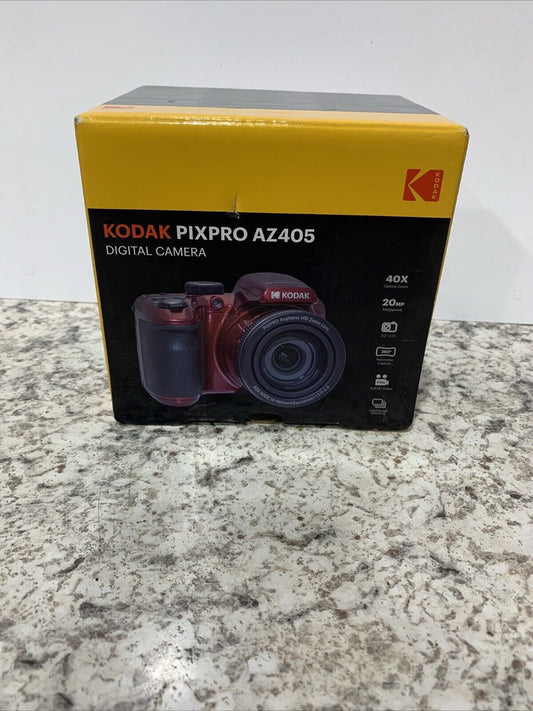 KODAK AZ405-RD PIXPRO AZ405-RD 40x Optical Zoom Digital Camera, 16MP