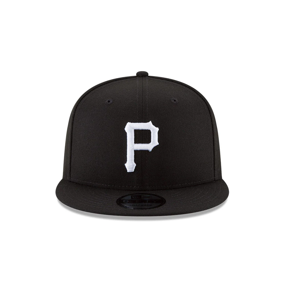NEW ERA Pittsburgh Pirates Black/White MLB Basic 9Fifty Snapback Hat