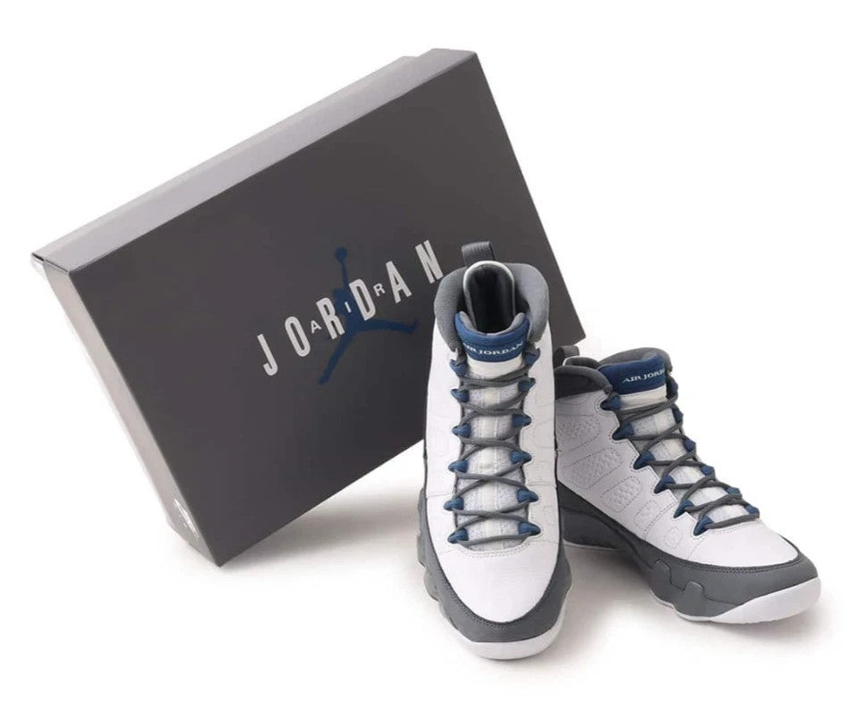Nike Air Jordan 9 Retro Flint Grey French Blue HV4794-100 Men's Size 11.5
