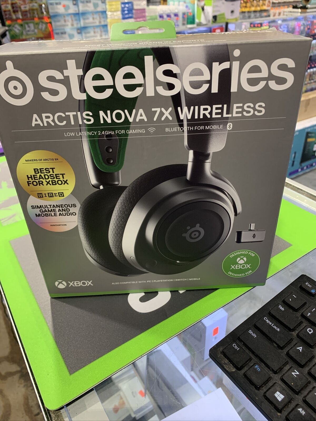 SteelSeries Arctis Nova 7X Wireless Over-Ear Gaming Headset - Black