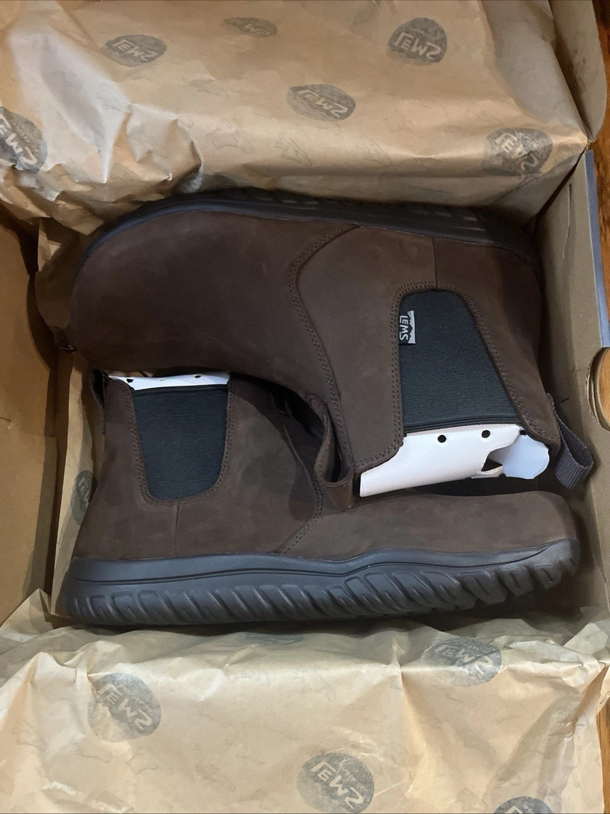 Lems Chelsea Boot Waterproof Espresso Size Men 4.5/Women 6 402-110