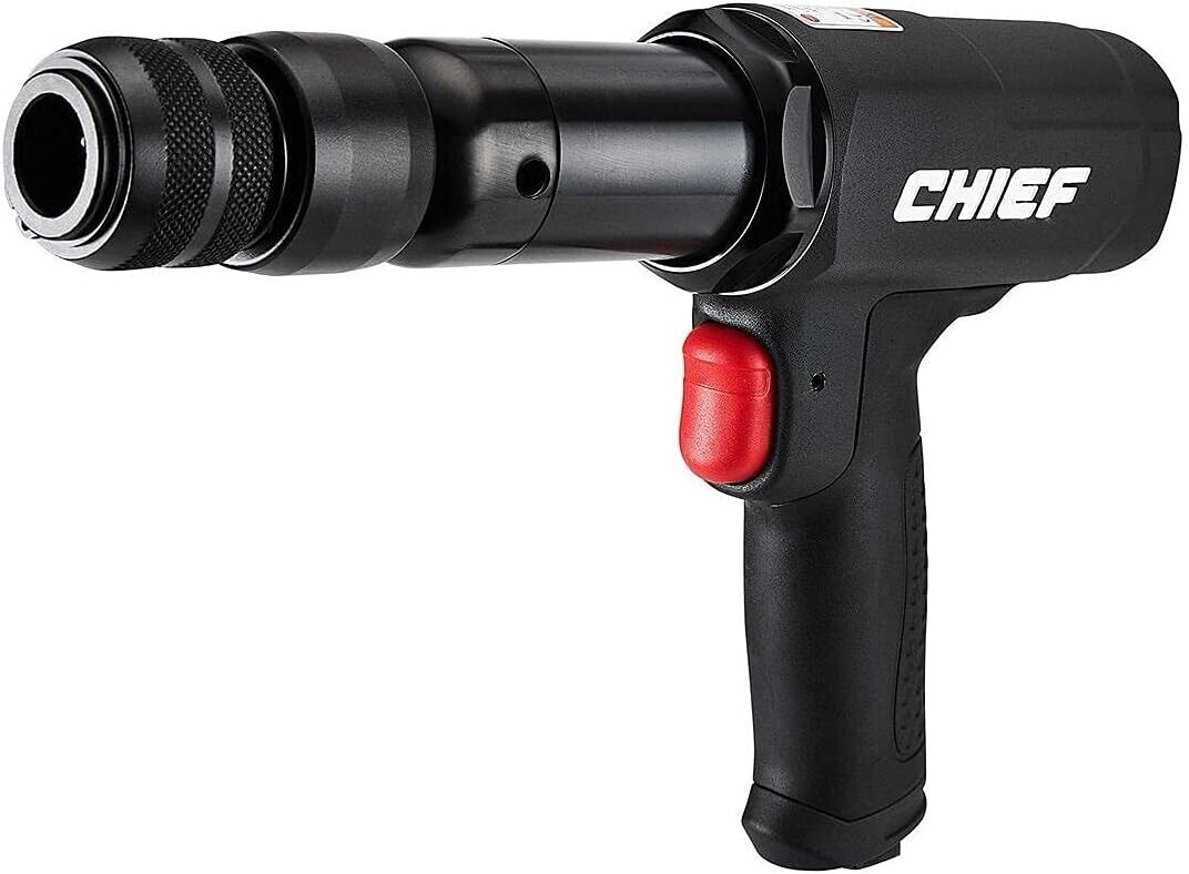 Chief CH401LB Professional Long Barrel Air Hammer Black 4" Stroke 2800 BPM 56524