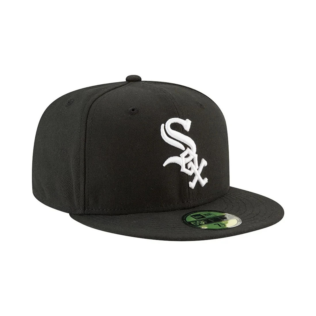 New Era Chicago White Sox Authentic Collection Black Fitted Hat 59FIFTY  6 7/8