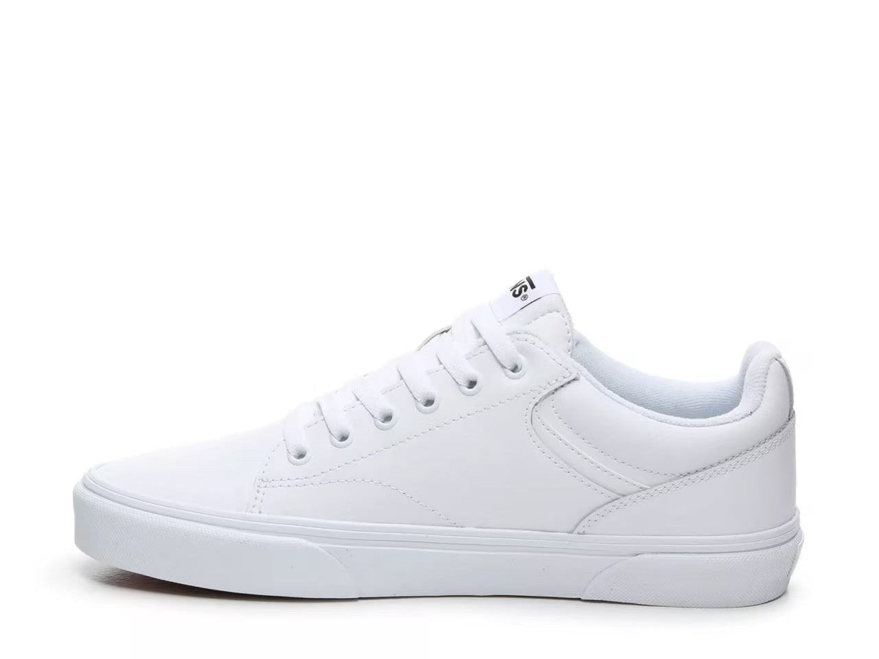 Vans Seldan Low Top Lace Up Sneakers Shoes Tumble White Men's