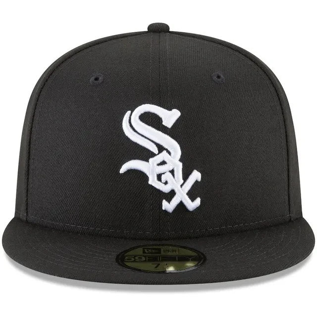 New Era Chicago White Sox Authentic Collection Black Fitted Hat 59FIFTY  6 7/8