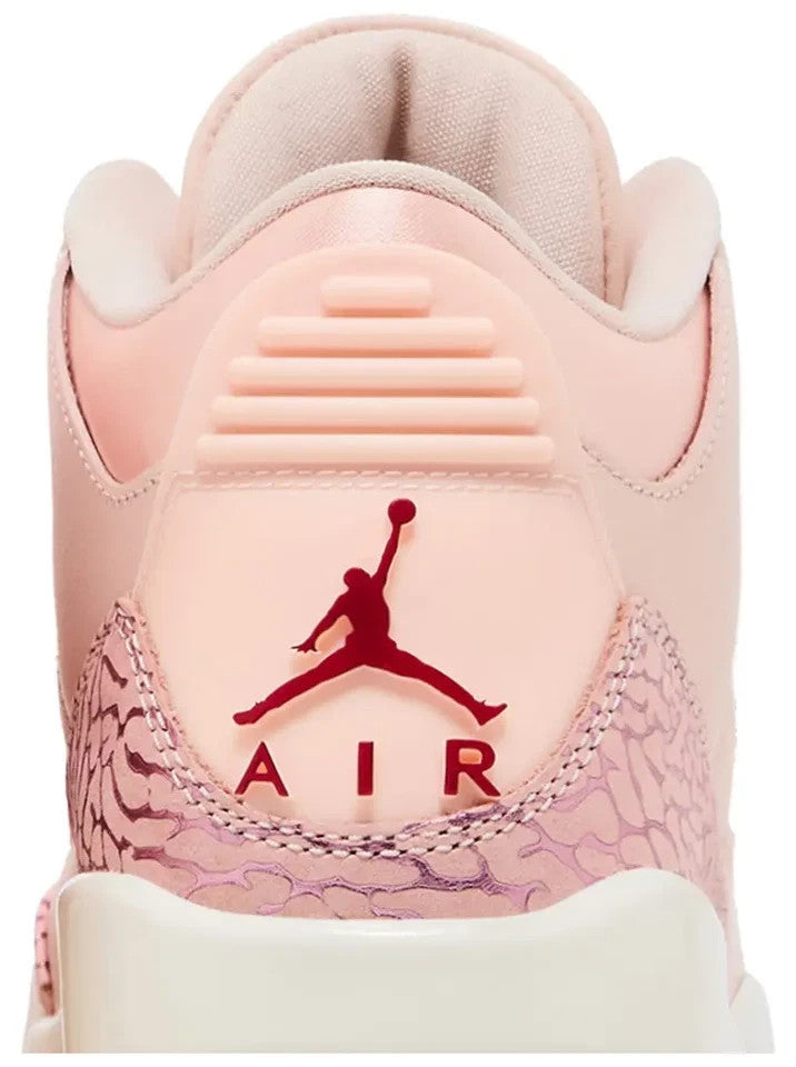 Nike Air Jordan Retro 3 Vday HJ0178-600 Size 9.5 WMNS/ 8 MENS