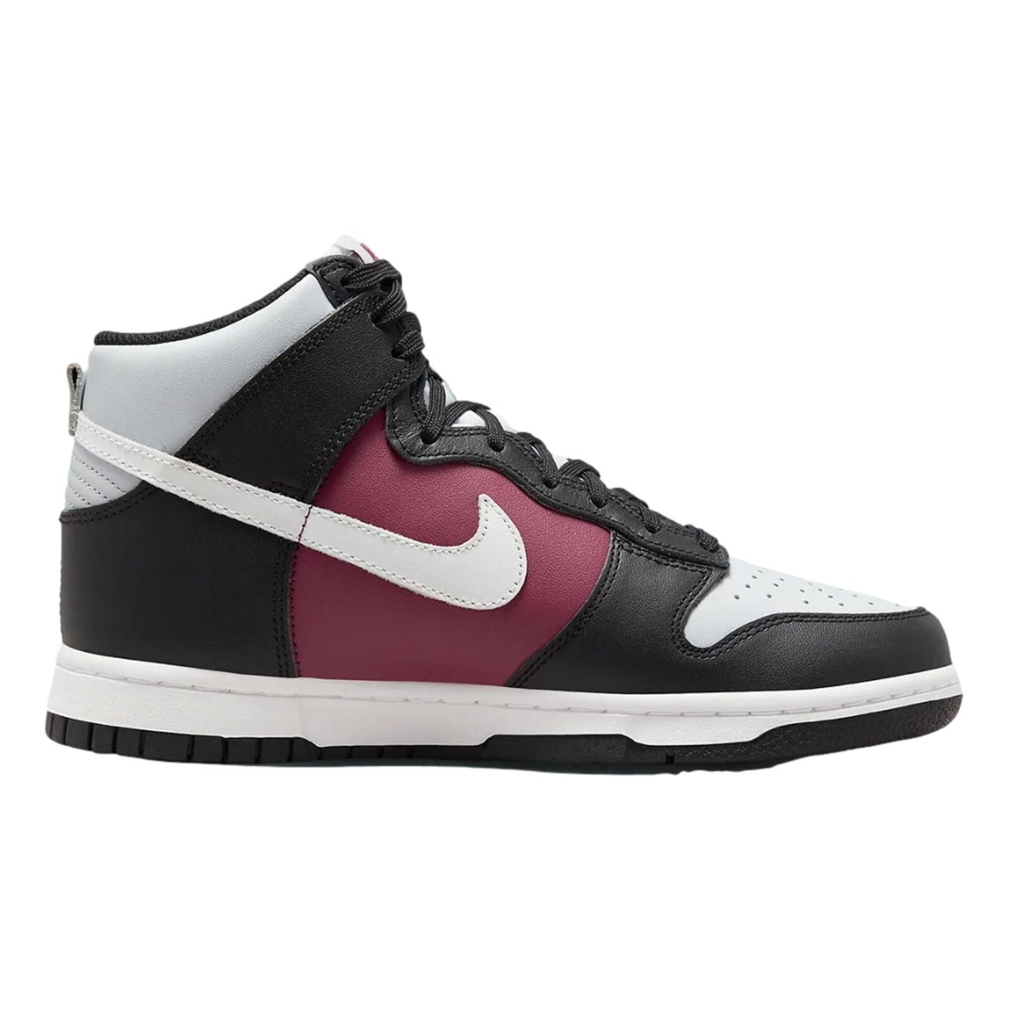 Women's Nike Dunk High Black/Summit White-Rosewood (DD1869 005) Size 10.5