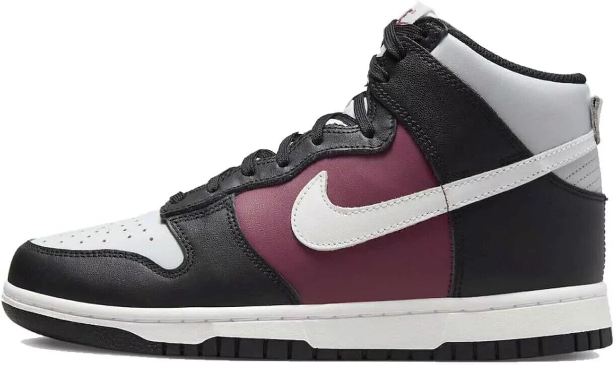 Women's Nike Dunk High Black/Summit White-Rosewood (DD1869 005) Size 10.5