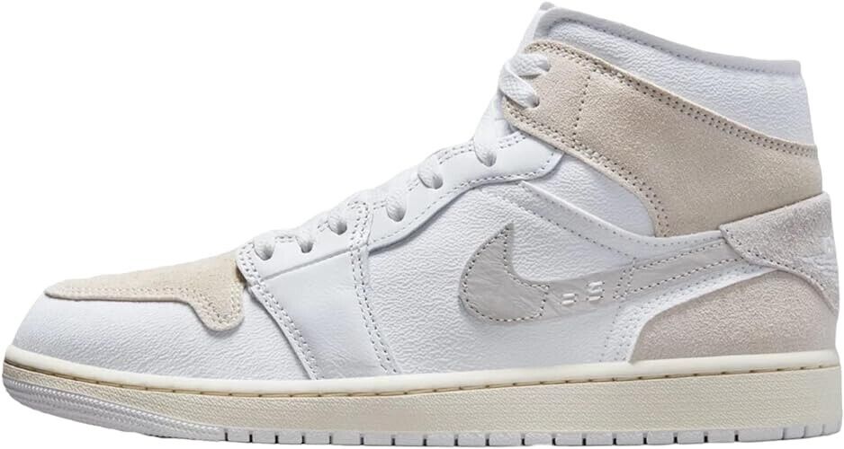 Nike Air Jordan 1 Mid SE Craft Shoes White Brown DM9652-120 Mens Multi Sizes NEW