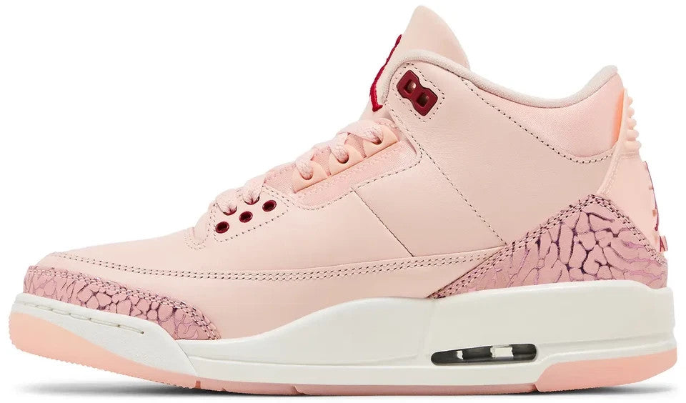 Nike Air Jordan Retro 3 Vday HJ0178-600 Size 9.5 WMNS/ 8 MENS