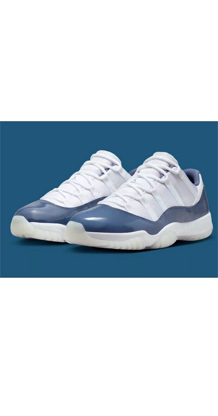 Nike Air Jordan 11 Retro Low Shoes Diffused Blue White FV5104-104 Men's NEW