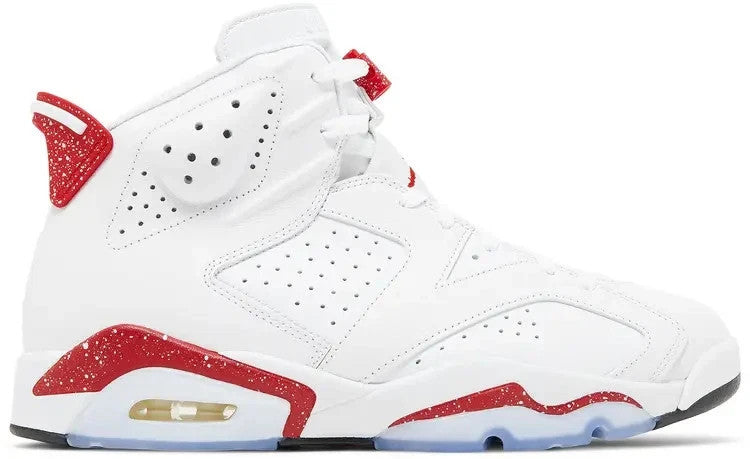 Nike Air Jordan Retro 6 White and University Red 2022 CT8529 162 Size 10.5