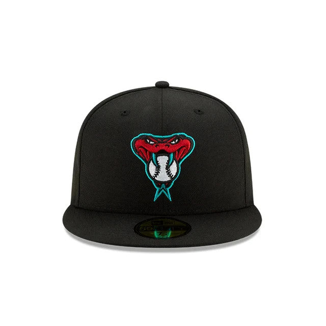 New Era Arizona Diamondbacks Mens Black AC Alt 2020 59FIFTY Fitted Hat Size 7