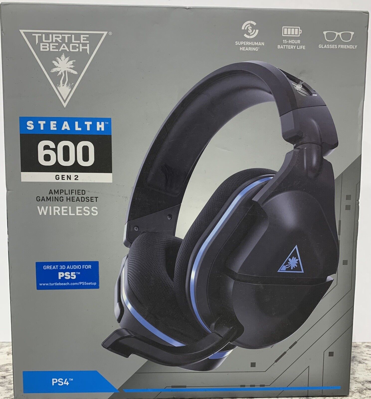 Turtle Beach Stealth 600 2nd Gen Wireless Gaming Headset for PlayStation 5 -...