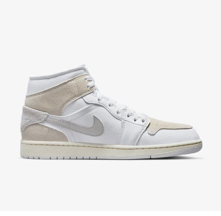 Nike Air Jordan 1 SE Craft Mid Inside Out White Sail DM9652 120 Size 11.5