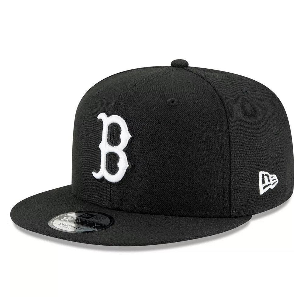 New Era Boston Redsox Black & White 9Fifty Snapback Adjustable Cap 11591077