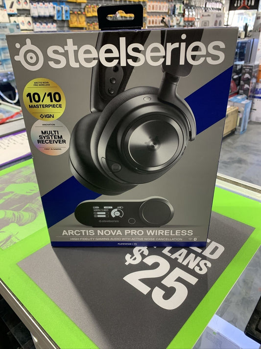 SteelSeries Arctis Nova Pro Wireless Over-Ear Gaming Headset for PlayStation