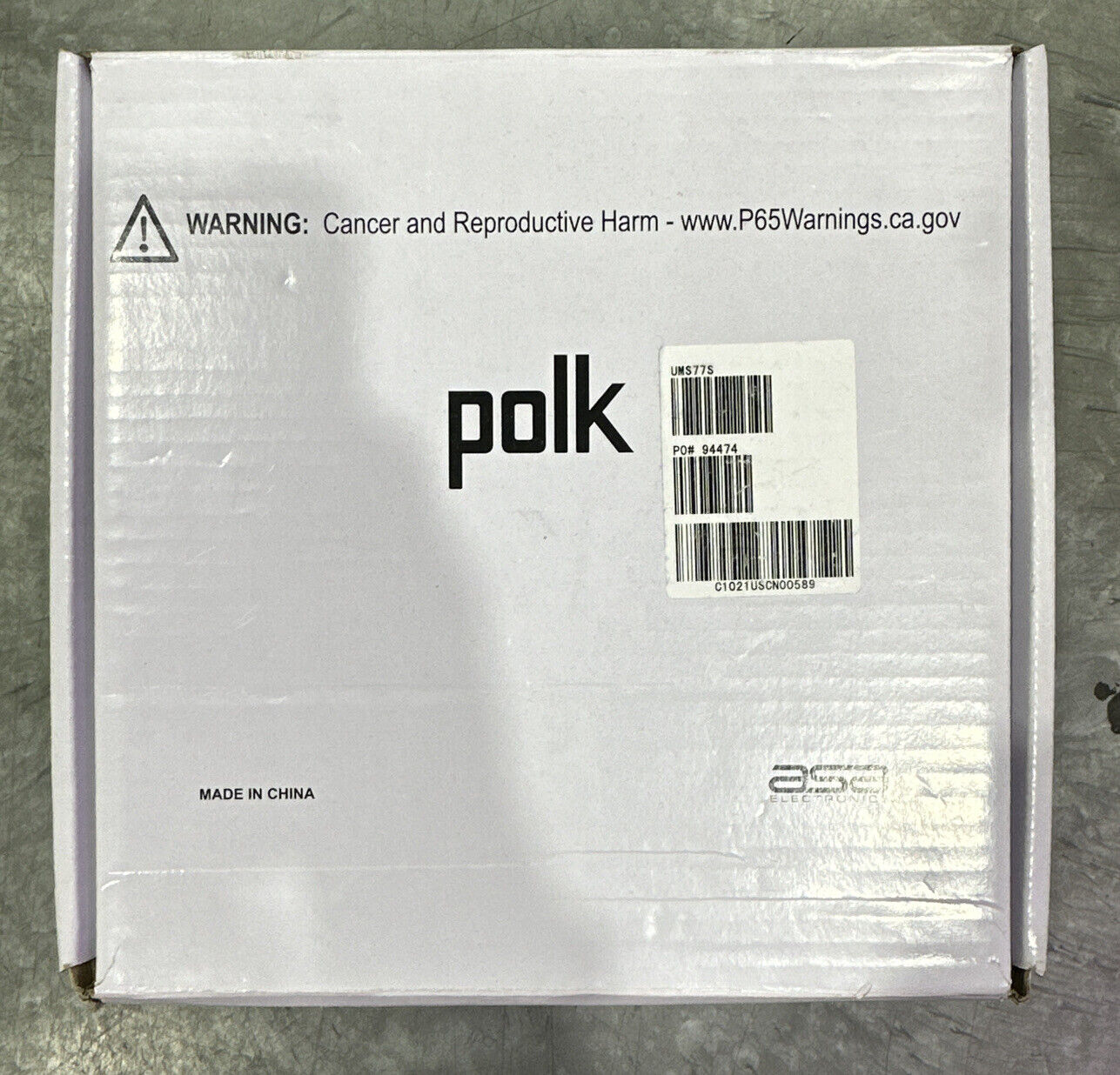 New Polk Ultramarine 7.7" Smoke Coaxial Speakers with XKGlow LED Light Ring Pair