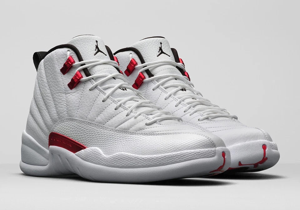 Nike Air Jordan 12 Retro Size 8 CT8013-106 White Red "Twist" Size 8