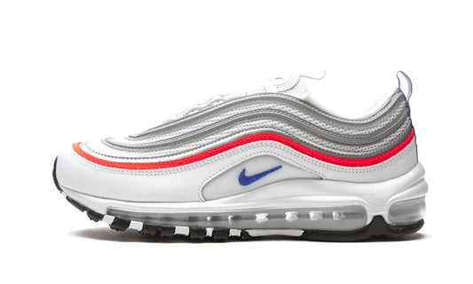 Nike Air Max 97 ESS White Racer Blue Crimson Sneakers CZ6087-101 Women’s Size 6