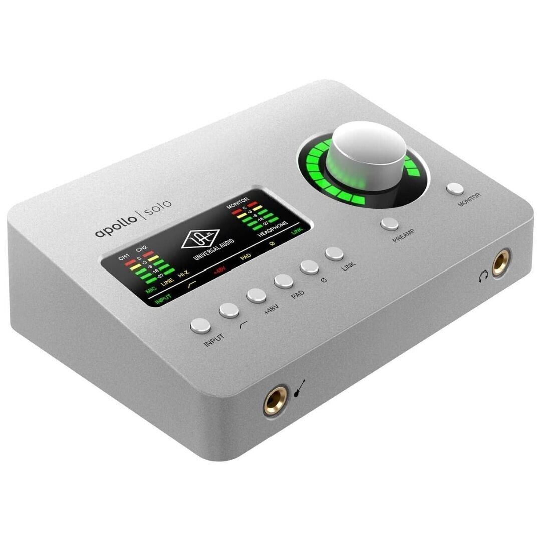 Universal Audio Apollo Solo Heritage Edition Thunderbolt 3 Audio Interface with