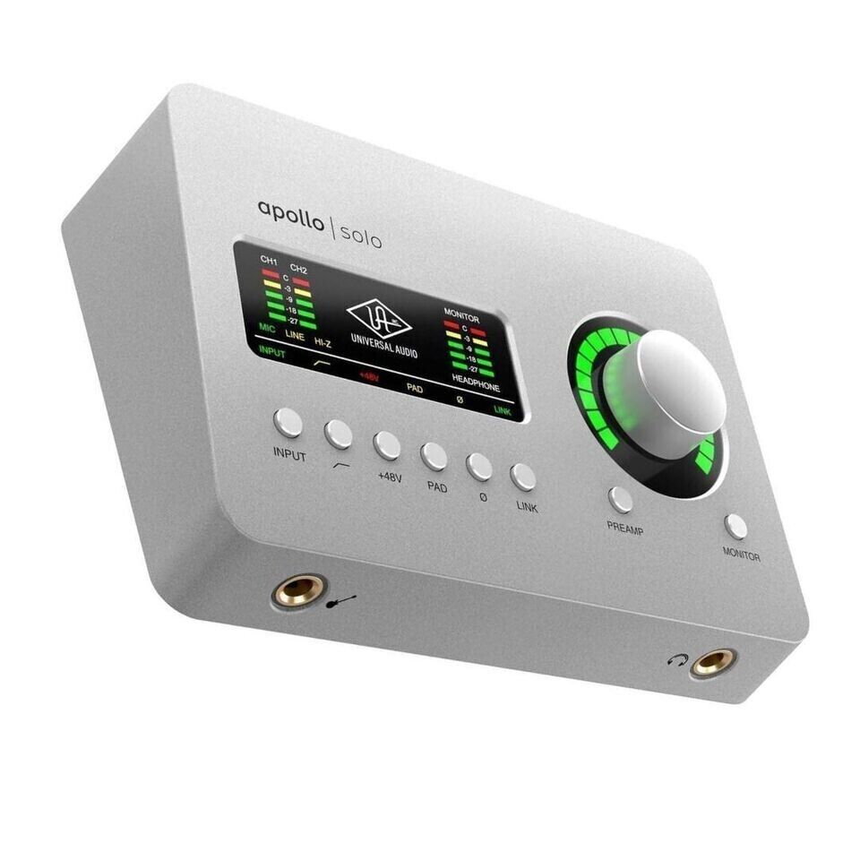 Universal Audio Apollo Solo Heritage Edition Thunderbolt 3 Audio Interface with