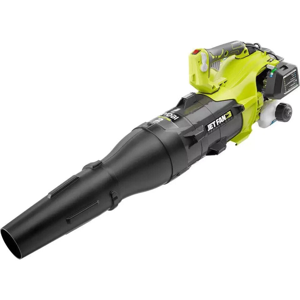 RYOBI 25cc Gas Leaf Blower Jet Fan 160 MPH 520 CFM Variable Speed Tool Only