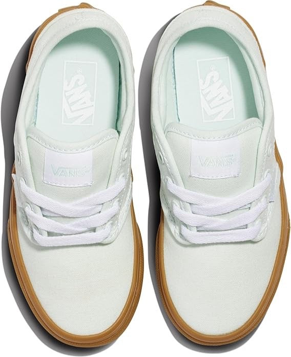 VANS Atwood Sneaker Gum Spa Blue Color Size Youth 6 NEW