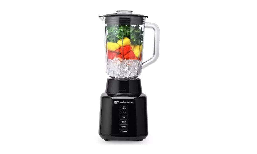 Toastmaster 450 Watt Blender with 48 oz BPA-Free Jar 6-Speed Blender